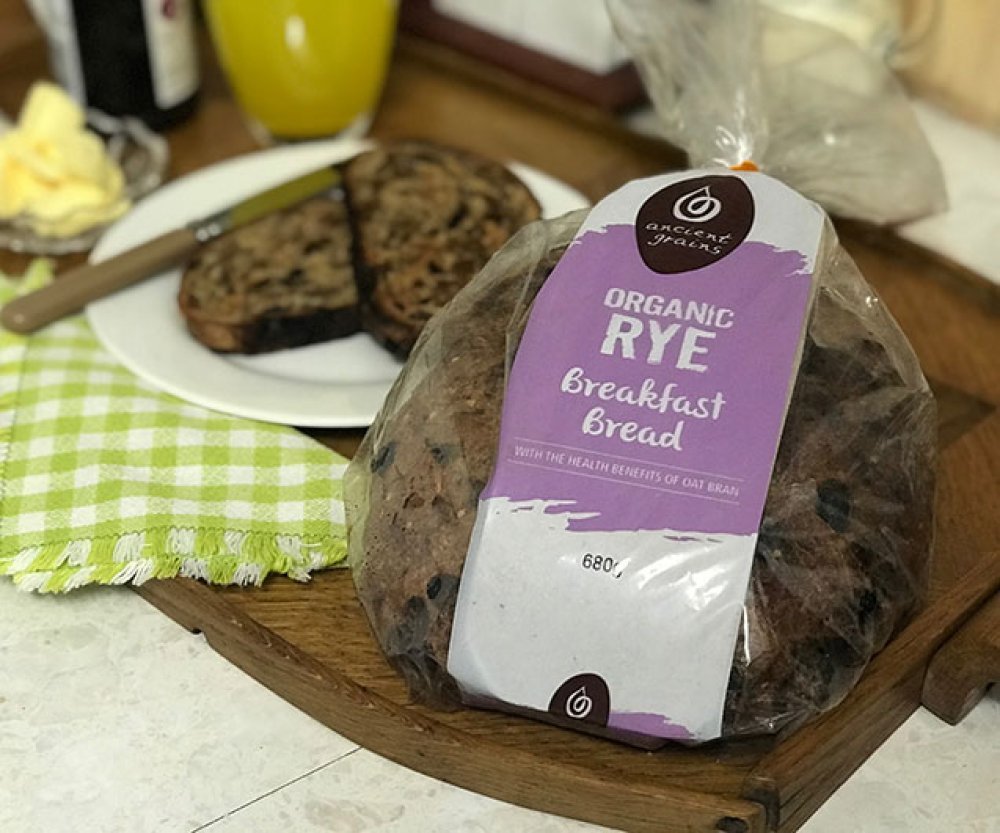 Ancient Grains Organic Rye Breakfast Bread 680g