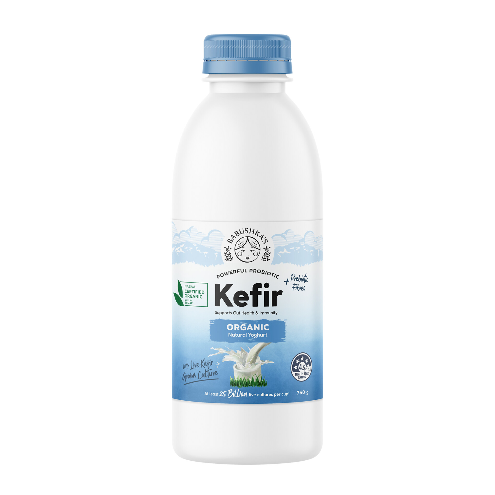 Babushka's Kefir Organic Natural Kefir 750ml