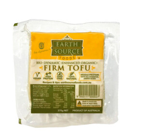 Earth Source Foods Tofu Biodynamic FIRM 375g