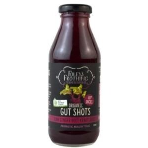 Foley's Frothing Fermentations "Gut Shots" - Beetroot and Ginger 350ml