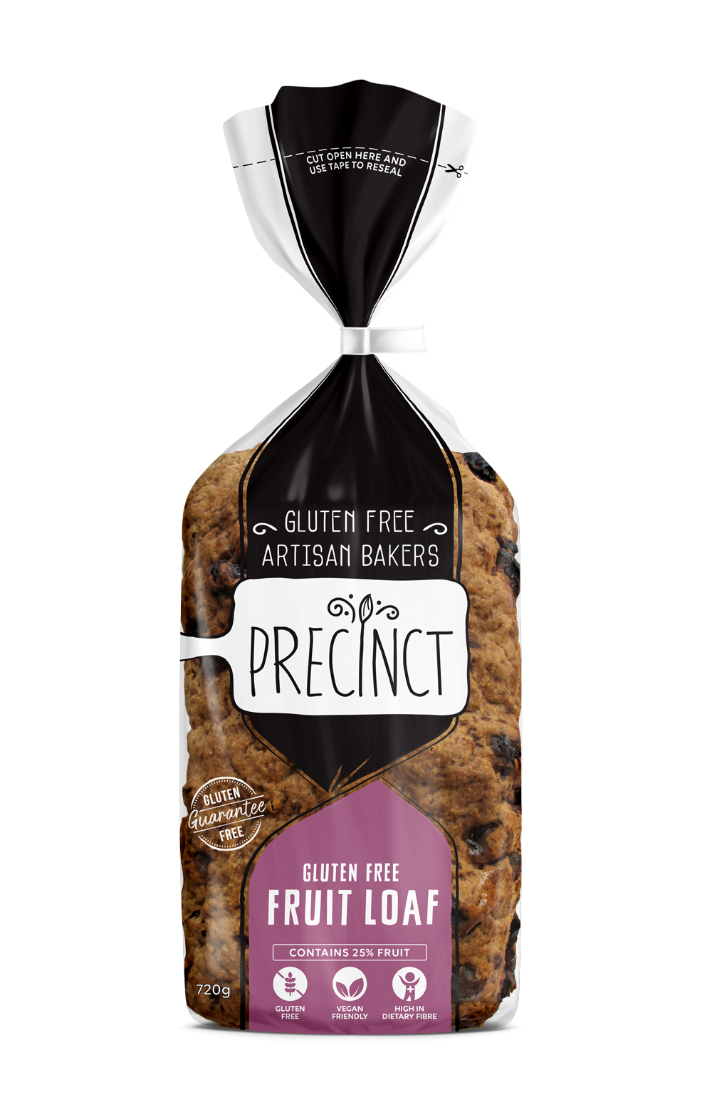 GF Precinct Gluten Free Fruit Bread 720g
