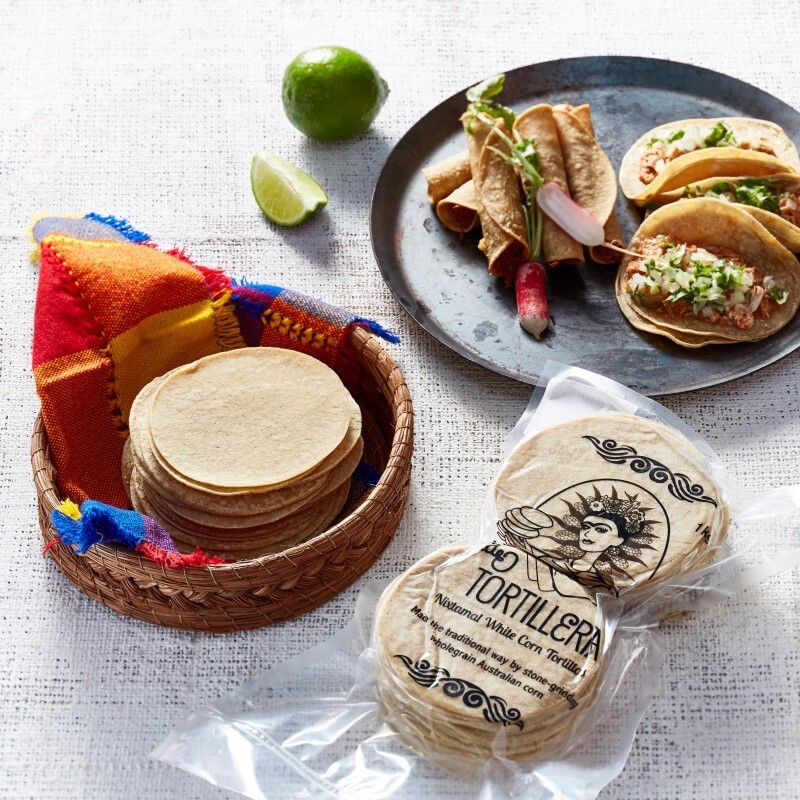 La Tortilleria Gluten Free Corn Tortilla Wrap Bread 110cm (39 pack)