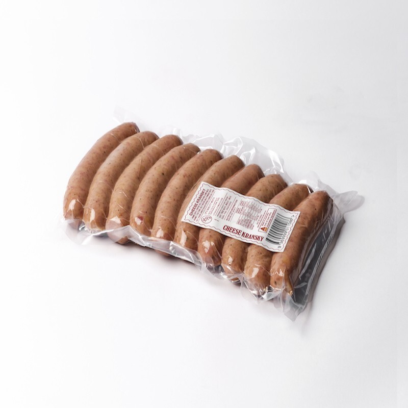 LP Quality Meats Smoked Cheese Kransky Sausage 10 approx (1.12kg)