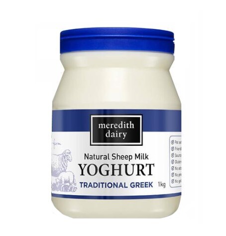 Meredith Dairy Pot-Set Greek Style Sheep Milk Yoghurt (Blue) 1kg