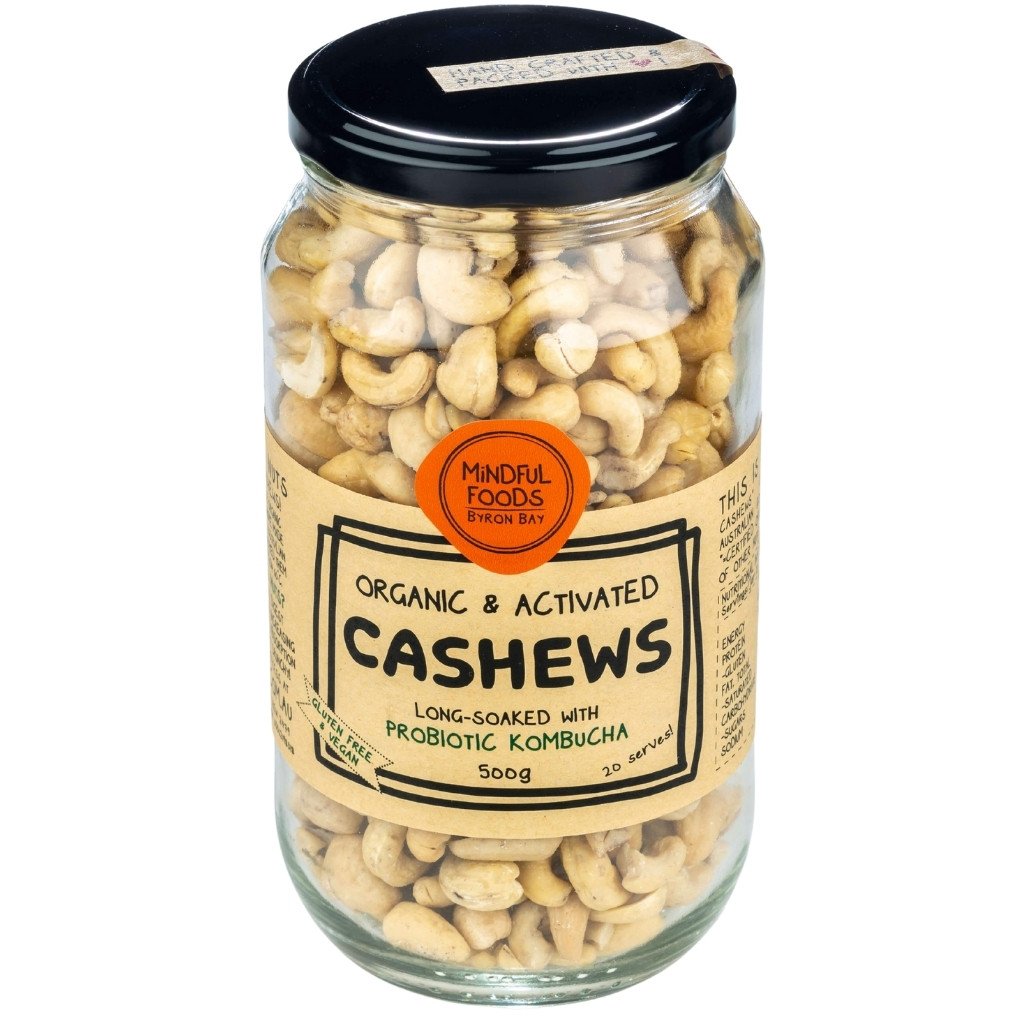 Mindful Foods Cashews - Organic & Activated 520g