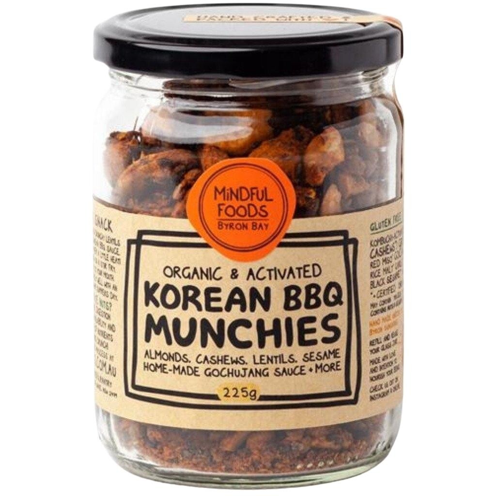 Mindful Foods Korean BBQ Munchies - Organic & Activated 220g