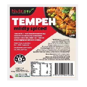 Nutrisoy Mildly Spiced Tempeh 300g