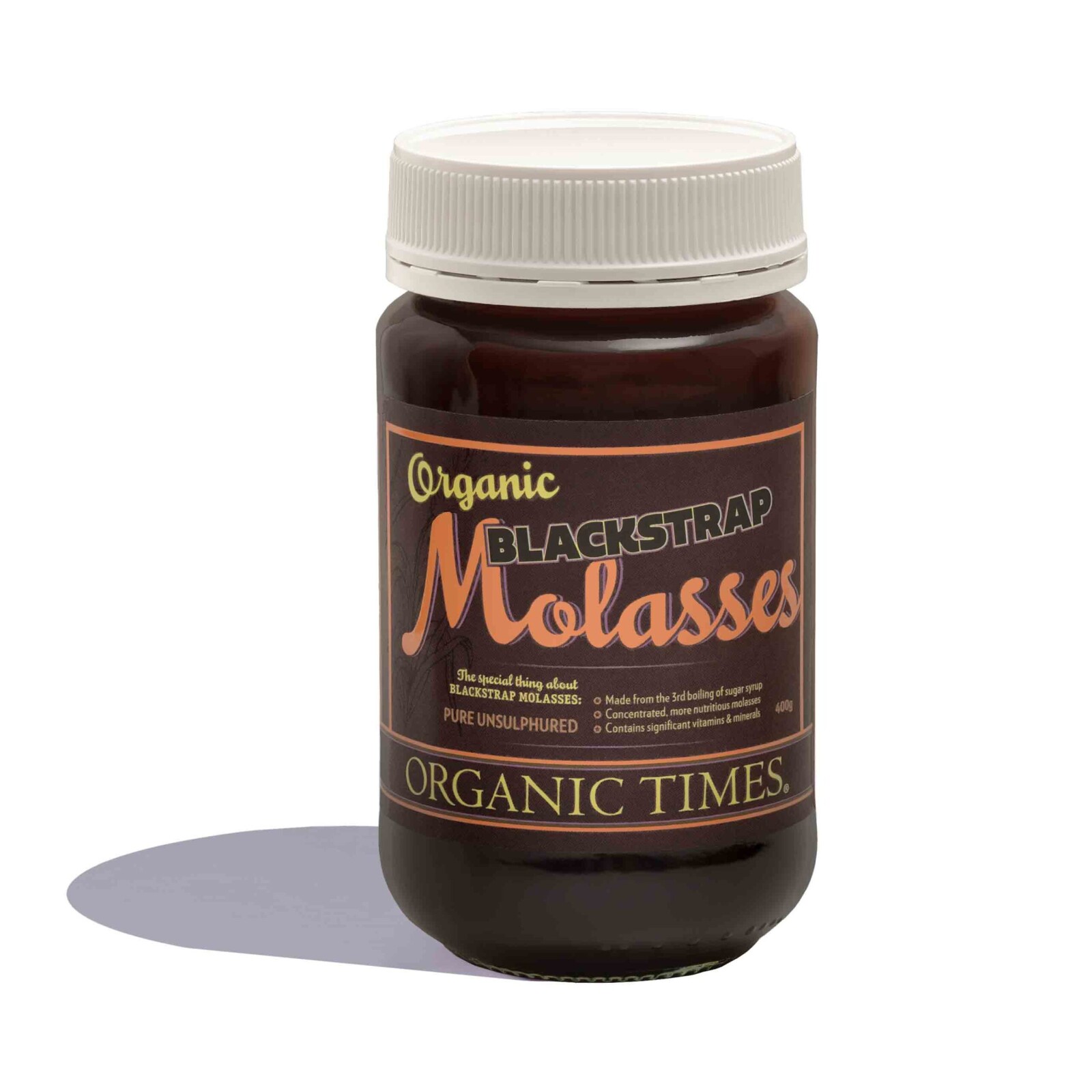 Organic Times Organic Blackstrap Molasses 400g