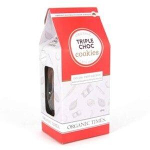 Organic Times Organic Cookies - Triple Choc 150g