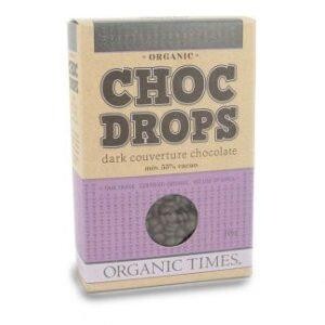 Organic Times Organic Dark Chocolate Drops 200g
