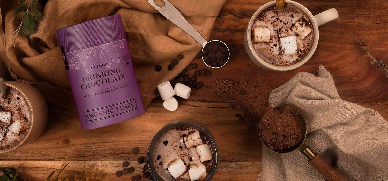 Organic Times Organic Drinking Chocolate 200ml, view 4 of 4