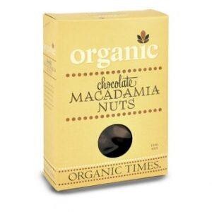 Organic Times Organic Milk Chocolate Macadamias 150g