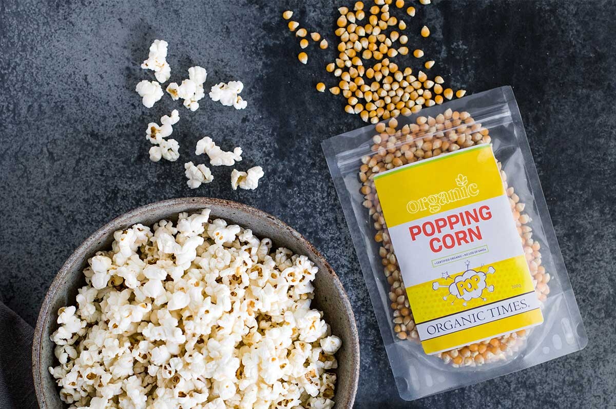 Organic Times Organic Popping Corn 200g, view 3 of 3