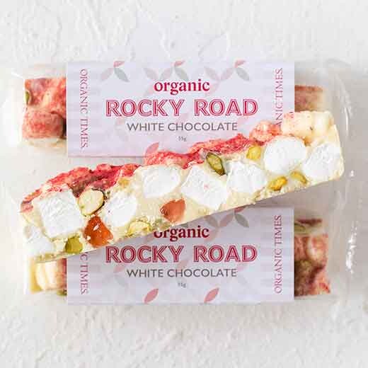 Organic Times Organic Rocky Road Dark Chocolate 60g, view 2 of 2