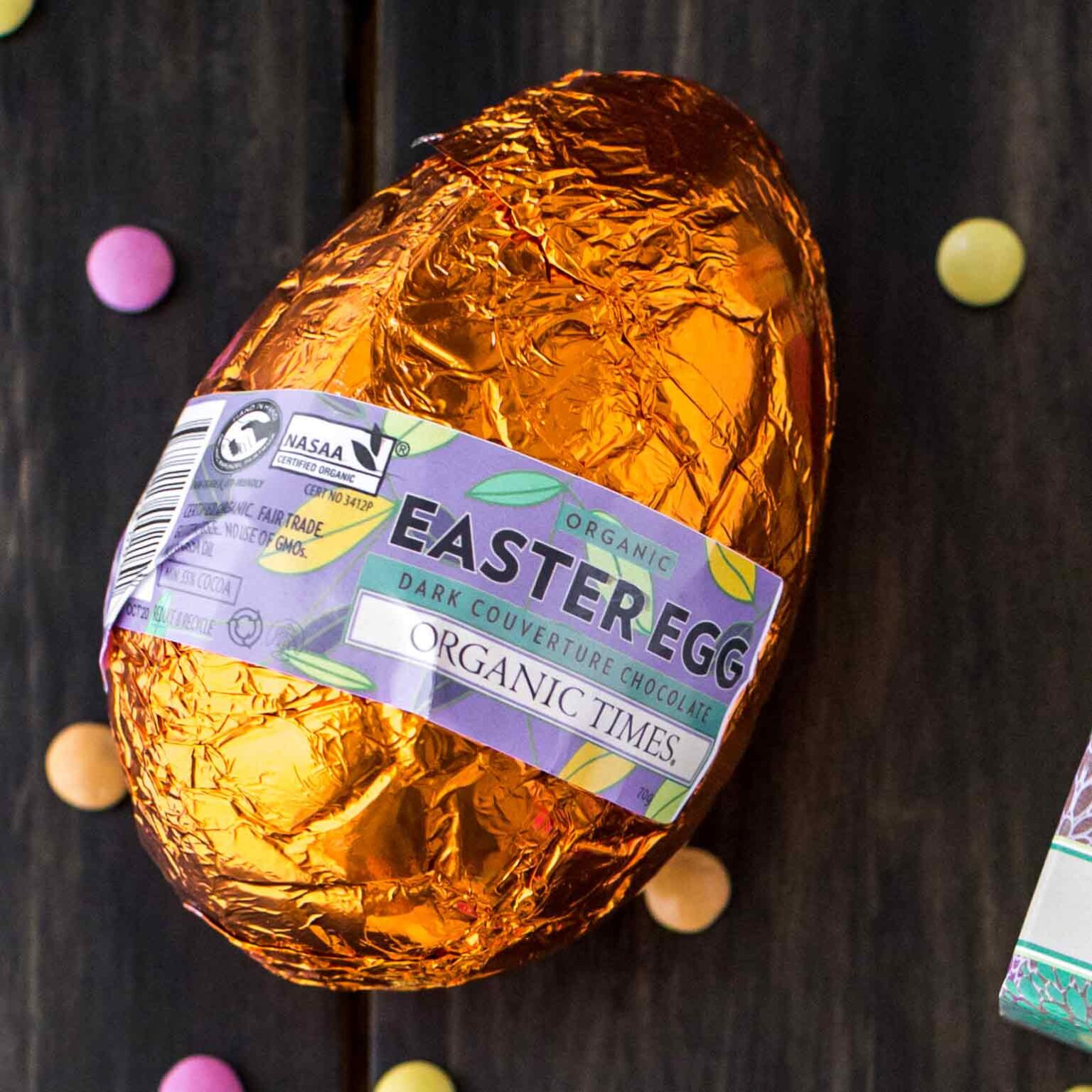 Certified Organic Milk Easter Egg (70g) Product Image 
