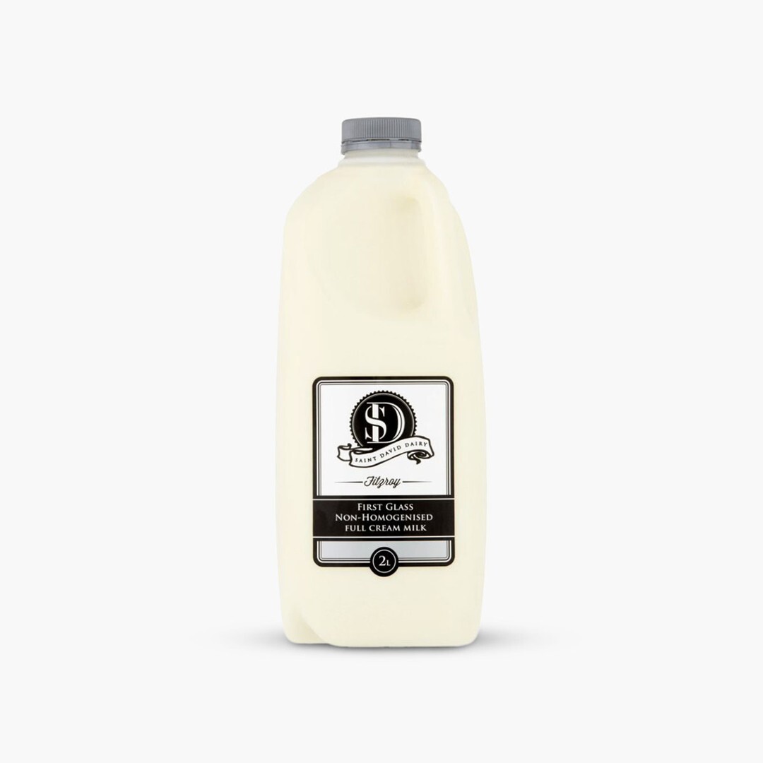 Saint David Dairy Non Homogenised Milk 6 x 2L
