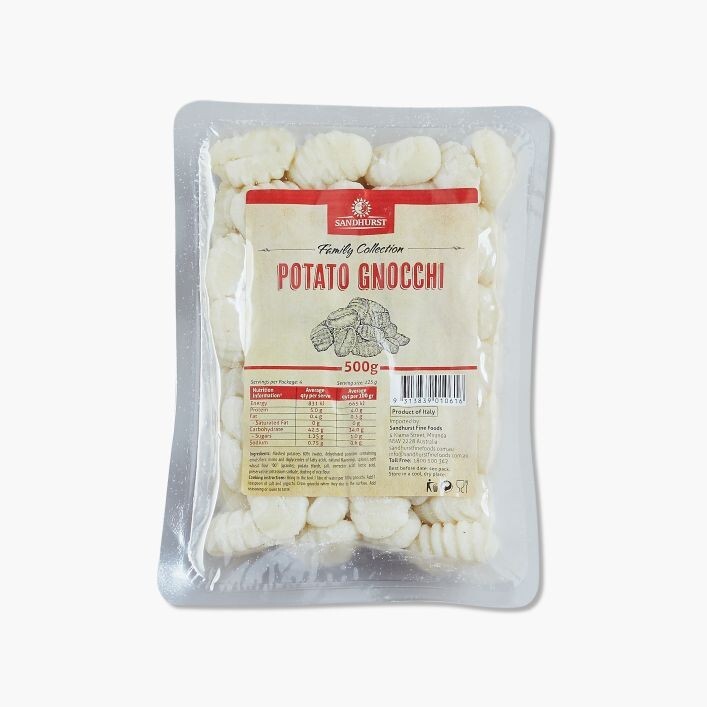 Sandhurst Gnocchi Pasta 500g
