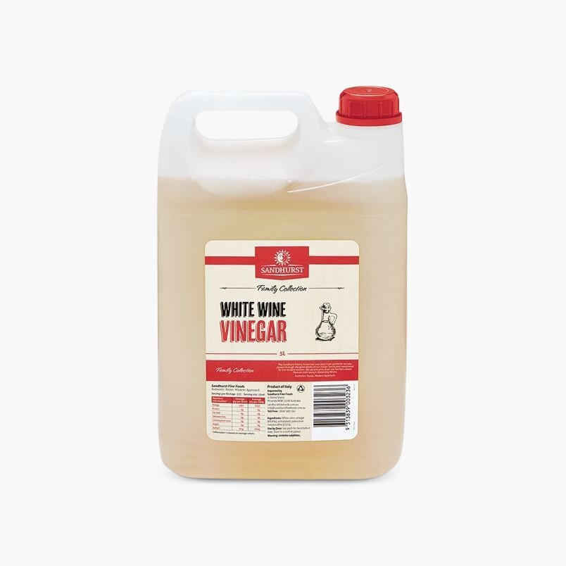 Sandhurst White Wine Vinegar 5L