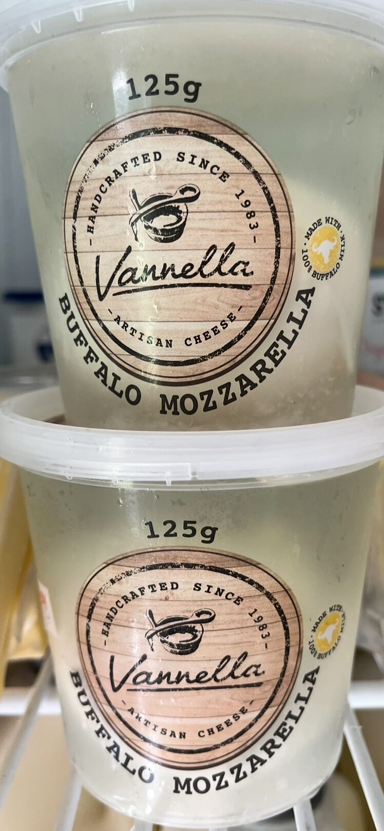 Vannella Cheese Buffalo Mozzarella 125g