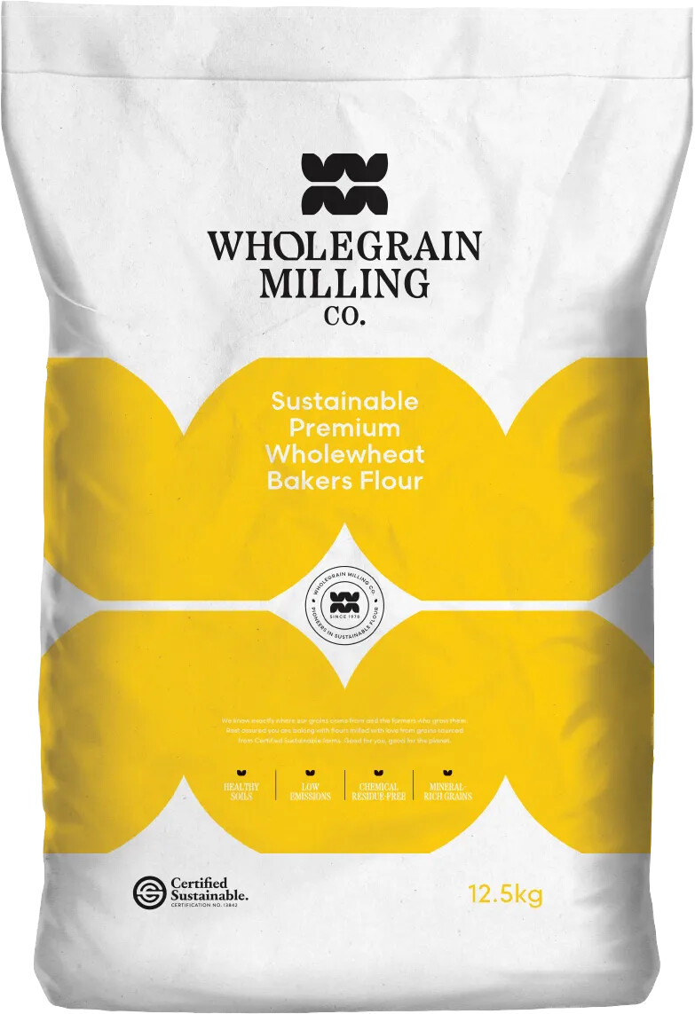 Wholegrain Milling Company Sustainable Premium Wholewheat Bakers 12.5kg