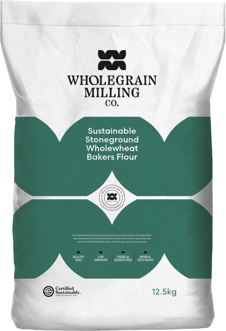 Wholegrain Milling Company Sustainable Stoneground Wholewheat Bakers 12.5kg